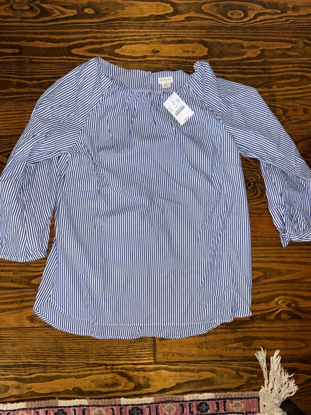 Crew cuts striped blouse